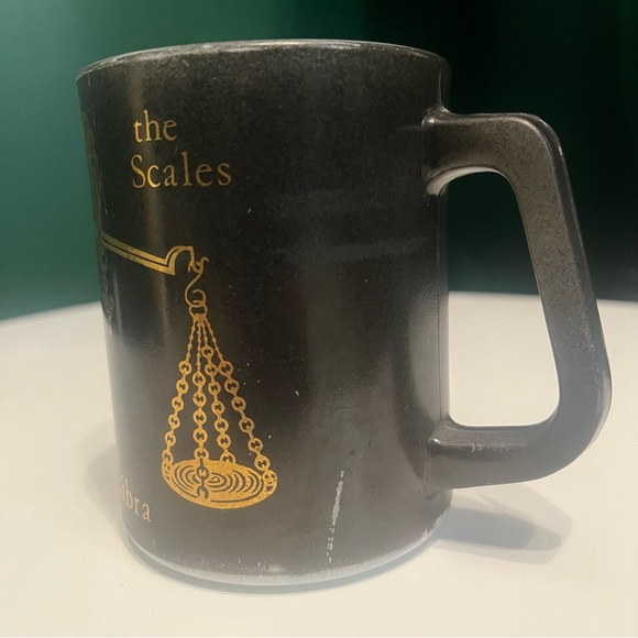 Vintage 80’s Federal Glass Horoscope Zodiac Libra Mug - Picture 8 of 8